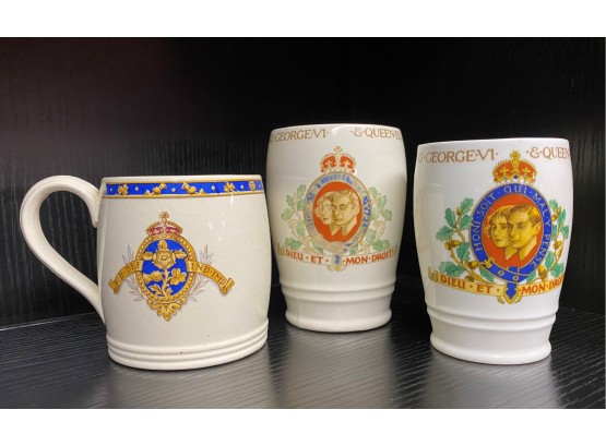 Historical British Royals Collectibles: 1937 Coronation Drinkware