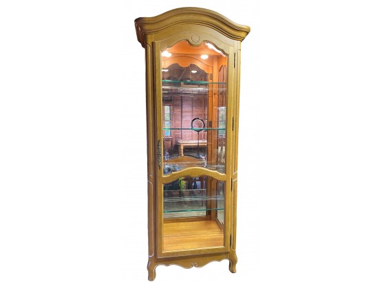 Ethan Allen Lighted Display Cabinet