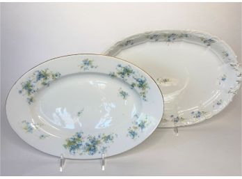 Antique Oval Porcelain Platters