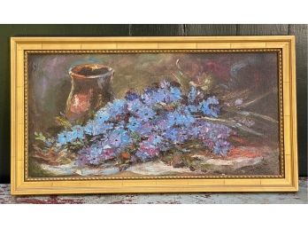 Lenore Reece, Undated, Oil On Canvas, Signed Original, Untitled Still Life