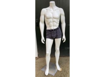 Life-Sized Male Mannequin On Stand With Removable Magnetic Arms