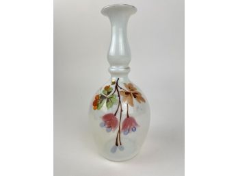 Vintage Hand Blown Hand Painted Vase