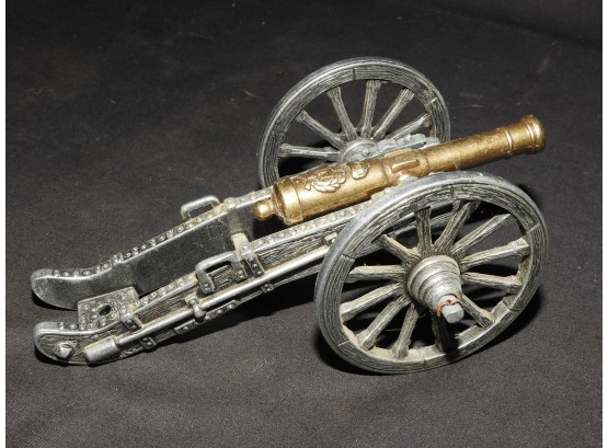 7 Inch Brass & Metal Cannon
