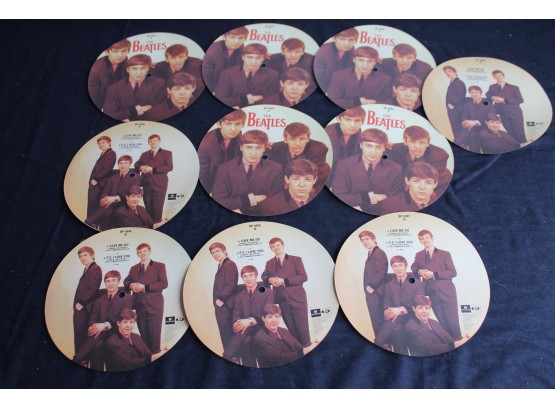 The Beatles Factory Paper 45 Record Picture Disc Inserts