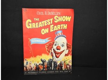 1950s Cecil B. DeMilles The Greatest Show On Earth Program