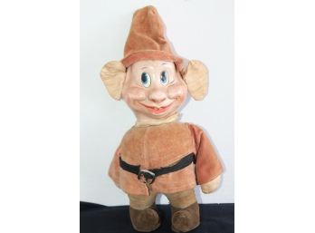 1930s Or 40s Large Walt Disney Snow White Dopey Doll Toy