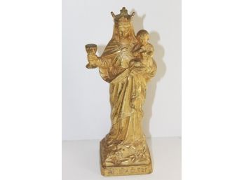 Classical Heavy Mary And Christ Child Religious Statue