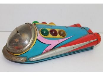 Vintage Made In Japan Tin Space Toy