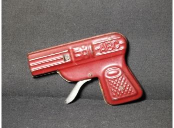 Vintage ABC Tin Toy Gun