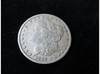 1885 P U.S. Morgan Silver Dollar