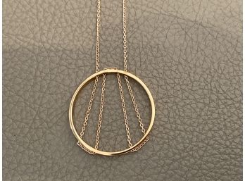 14K Rose Gold Necklace And Pendant