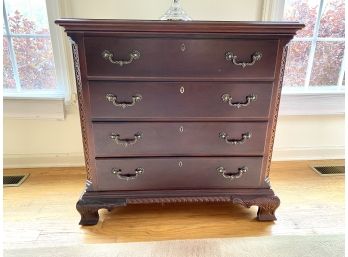 Georgian Style Chippendale Chest Of Drawers