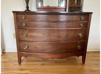 George III Style Bow Front Chest