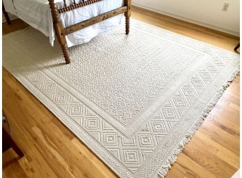 Ivory Toned Textural Carpet