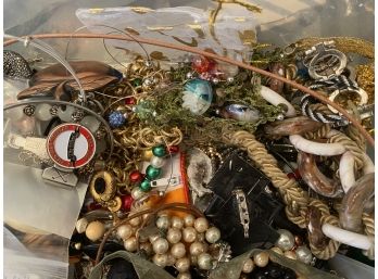 Large Costume Jewelry Lot - Pot Luck
