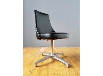 Late 60s Chromcraft Exclusive Mid Century Swivel Desk Chair