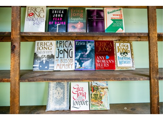Collection Of Erica Jong's Hardcovered Books (1 Of 2)