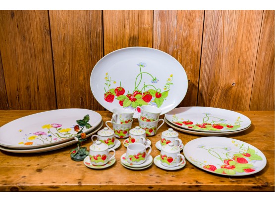 Strawberry Platters, Plates & More