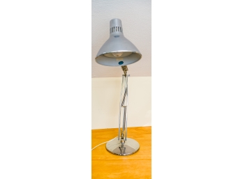 Adjustable Silver Arm Desk Lamp