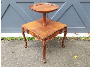 A Vintage Italian Export Inlaid Marquetry Presentation Table