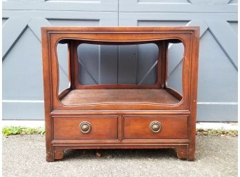 A Vintage Mahogany End Table By Baker Furniture