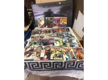 Huge Comic Book Lot Of 1980s And Up Many Bagged And Boarded In Excellent Condition