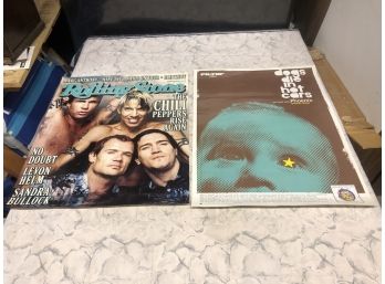 Pair Of Early 2000 Rock Posters - Rolling Stones - Dogs Die In Hot Cars