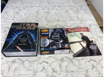 Lot Of Vintage STAR WARS Items -Star Wars A Pop Up Guide To The Galaxy - 1000 Pce Puzzle NIB - Magazine