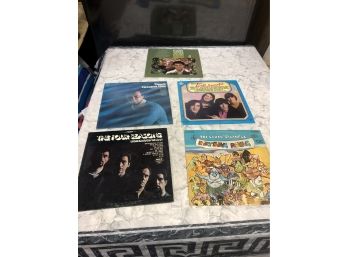 Lot Of 4 Vintage 12' LP Record Albums - 4 Seasons And More