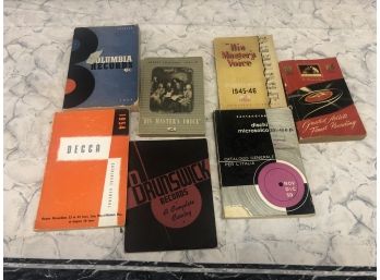 Lot Of Record Guide And Musical Books From 1940s Up