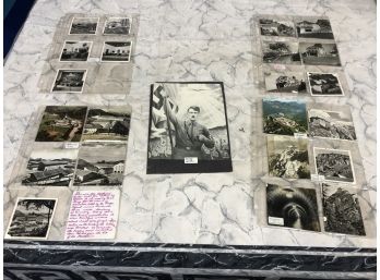 Lot Of 20+ Very Rare WWII ADOLF HITLER PICTURES - EAGLES NEST - MATTERHOF HOTEL - INSIDE HITLERS HOUSE
