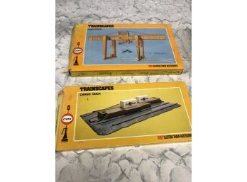 NOS Vintage 1974 Cox TRAINSCAPES DOCKSIDE CRANE HO Scale Train Dock Sea Land Oil & Cargo Dock
