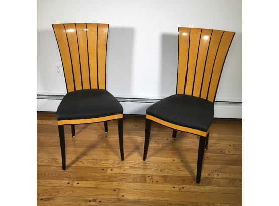 Amazing Pair Of Modern Chairs By CHARLES PHIPPS & SONS - VERY Well Made TOP Quality Design & Construction