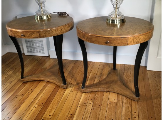 STUNNING Pair Of Vintage Biedermeier Tables - Paid $5,800 For The Pair  - FANTASTIC TABLES - WOW !