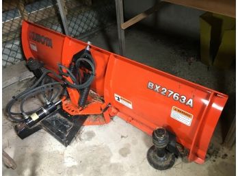 Fantastic LIKE NEW Tractor Snow Plow For KUBOTA TRACTOR - USED ONE SEASON - BX2763A - Paid $2,200