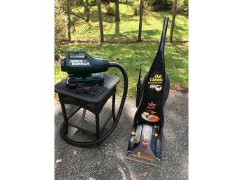 Two Great Floor Care Items -  Oreck Iron Man Vacuum  & Bissell Pro Heat  Vacuum BOTH TESTED / WORK