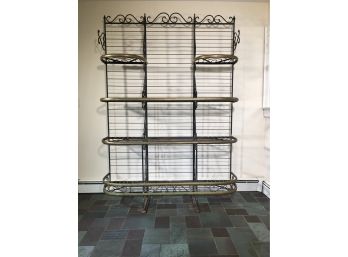 Absolutely Phenomenal Antique French Wrought Iron Bakers Rack - Direct From Paris 40 Years Ago