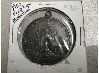 1900 Paris Expo Medallion