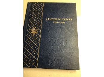 Lincoln Cents 1909-1940 Book