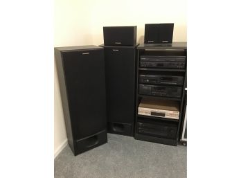 Pioneer Complete Stereo System With Surround Sound