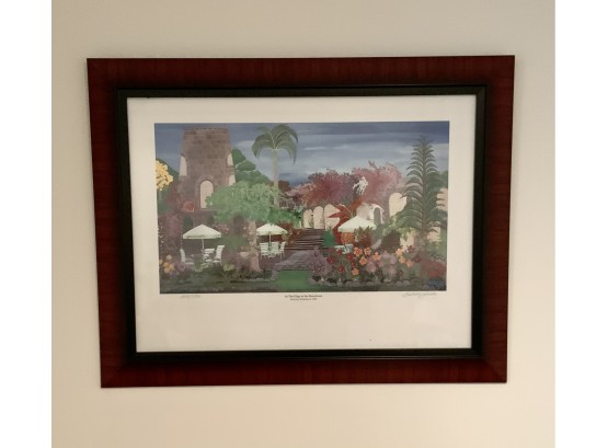 Numbered & Pencil Signed Print ~ At The Edge Of The Rainforest ~ Barbara Holliday 1994