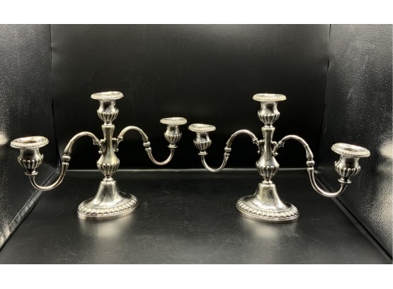 Gorgeous Antique Silver Plate Candelabra’s By Gorham