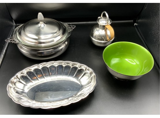4 Pc Silver Plate Lot
