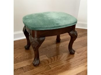 Antique Stool W/ Beautifully Carved Legs