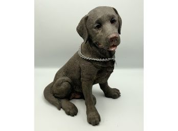 Cute Chocolate Lab By Barker