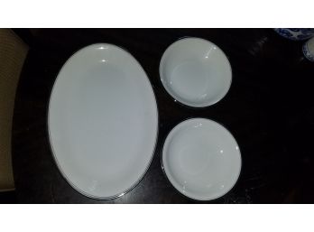 Empress China Futura Bowls And Platter