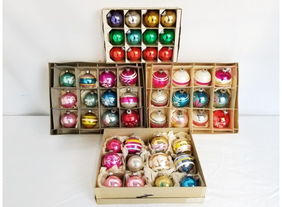 48 Vintage Shiny Brite Ball Ornaments #3