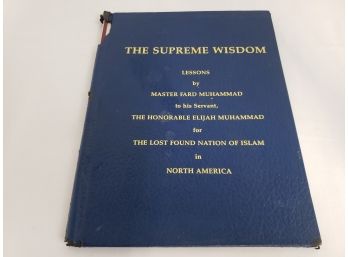'The Supreme Wisdom' By Master Fard Muhammad,