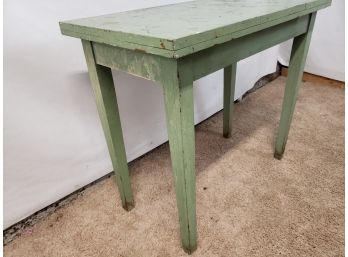 Antique Handmade Oak Work Table