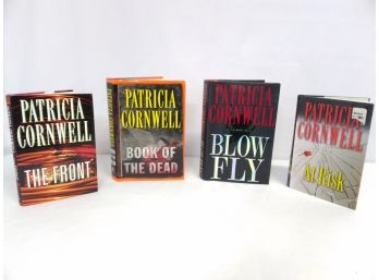 Four Patricia Cornwell American Crime Novels; 'The Front', 'at Risk' And More!